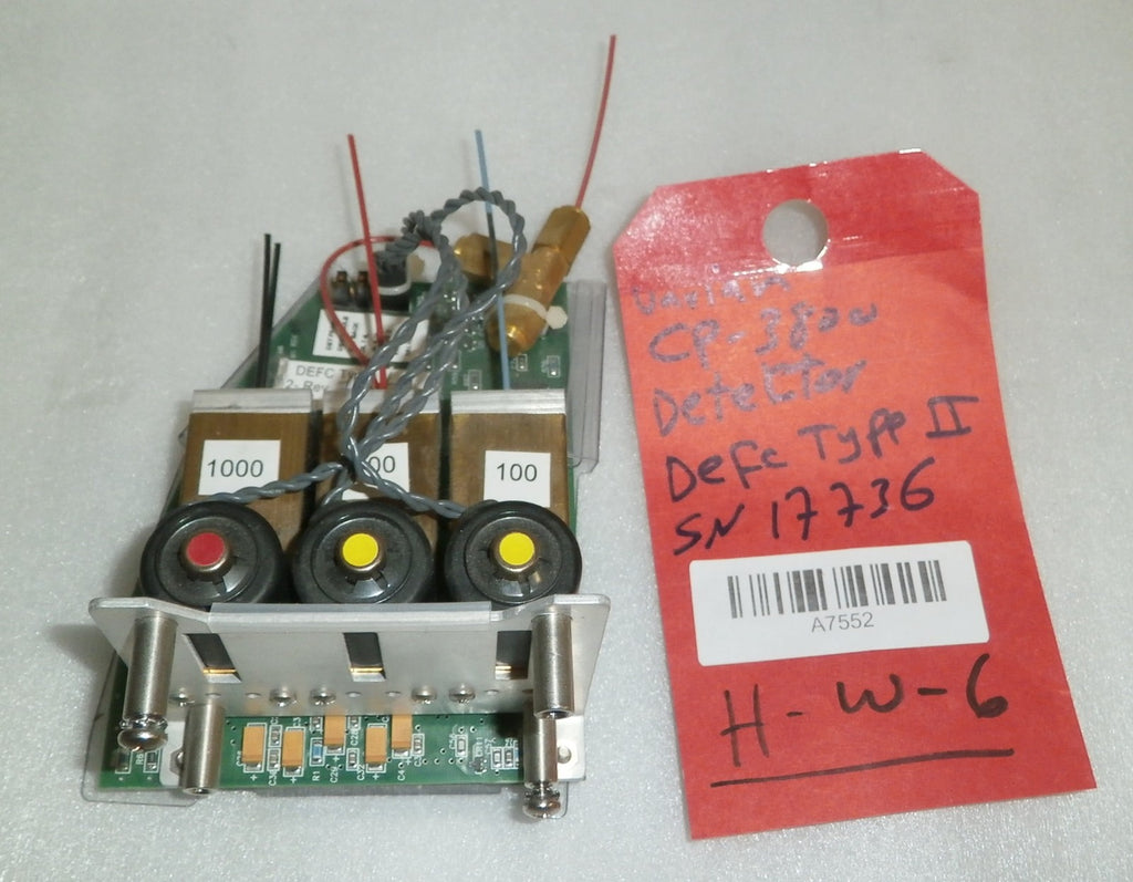 VARIAN CP-3800 DETECTOR DEFC TYPE II SN 17736 AND PARTS AS PHOTO