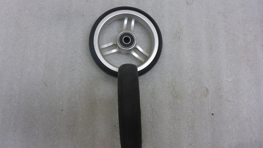 SET OF 2 Quickie Caster 4" Aluminum Wheels Good Condition For Wheelchair