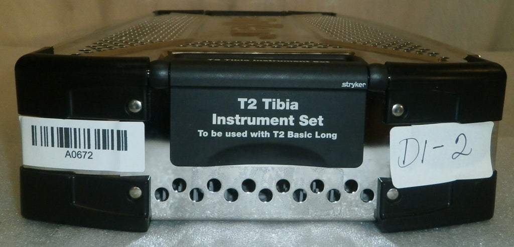 STRYKER T2 Tibia Instrument System Set To be Used With T2 Basic Long