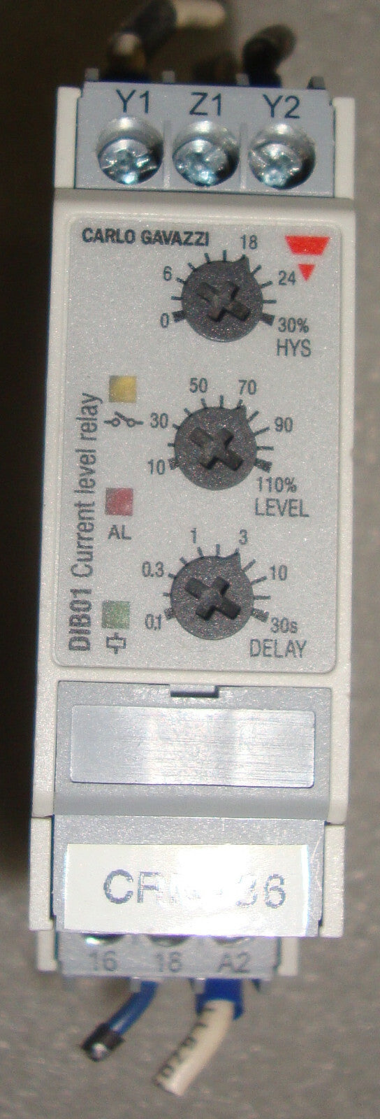 DIB01CB235A CURRENT LEVEL RELAY CRM136