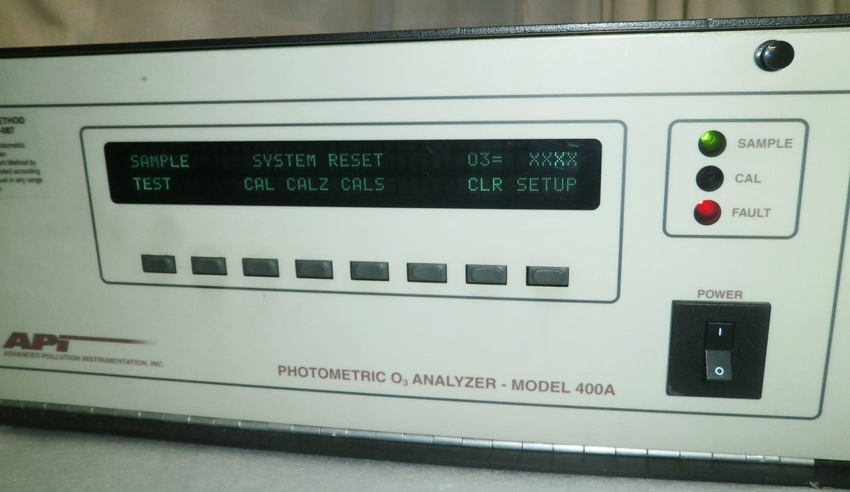 Teledyne (API) 400A Photometric O3 Analyzer Model 400A