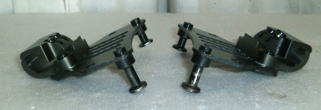 SET OF 2 WHEELCHAIR BACK SUPPORT BRACKETS