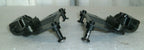 SET OF 2 WHEELCHAIR BACK SUPPORT BRACKETS