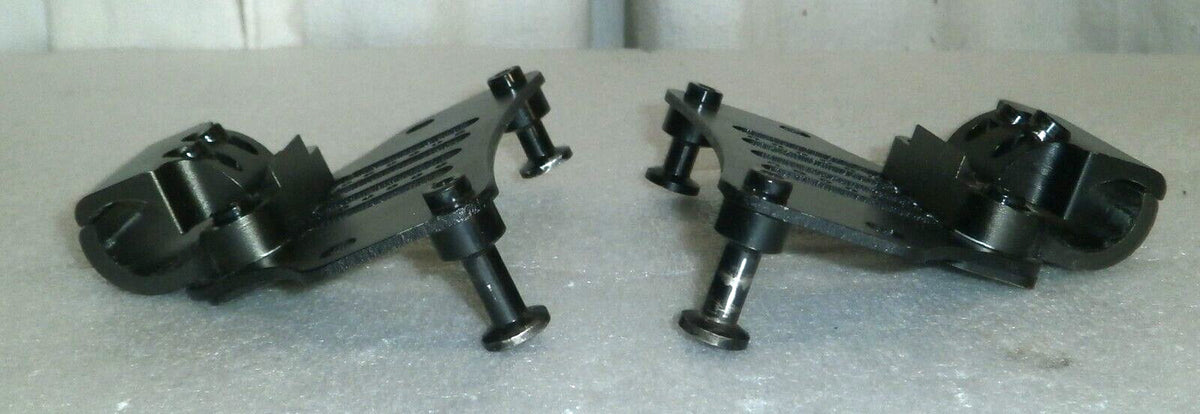 SET OF 2 WHEELCHAIR BACK SUPPORT BRACKETS