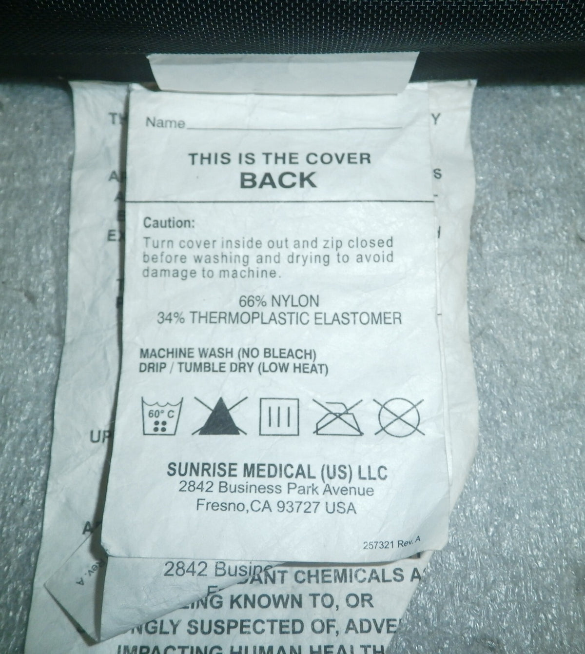 Wheelchair Jay Union Cushion CA30811 Size 19X18" 119751-040 MAX 300 POUNDS