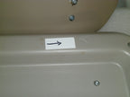 bruno CRE-2110 stair lift 2019 back plash and seat cushion only with bolts a