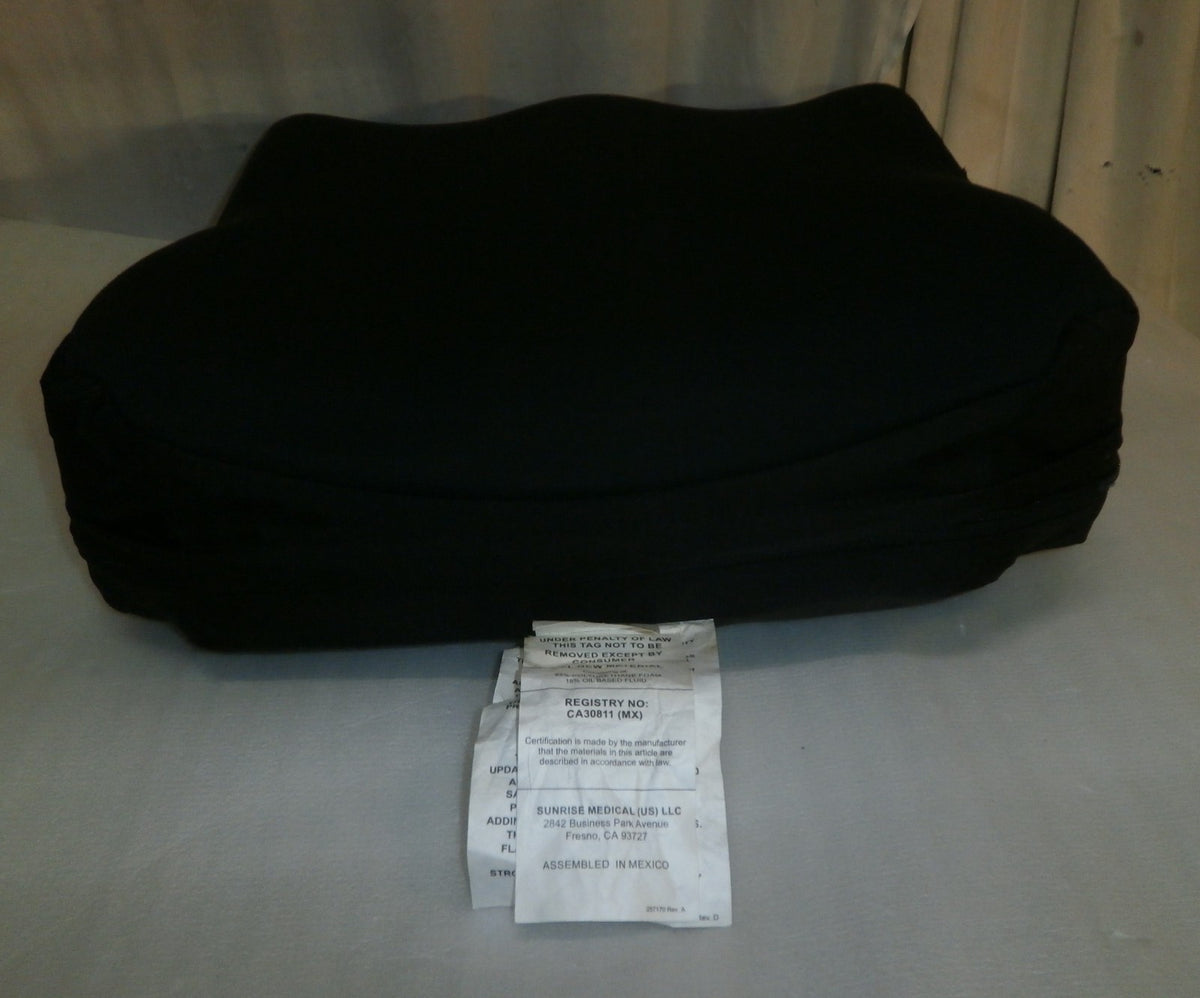JAY UNION WHEELCHAIR CUSHION WITH COVER 17 x 19 " VERY GOOD CONDITION