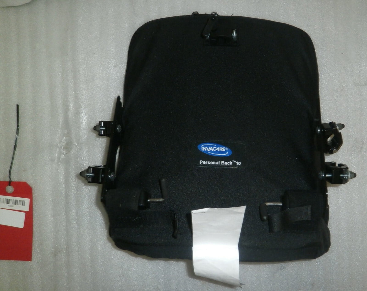 Invacare Personal Back Cushion TM 10 Size 16x18" W/ Accessories Good Condition