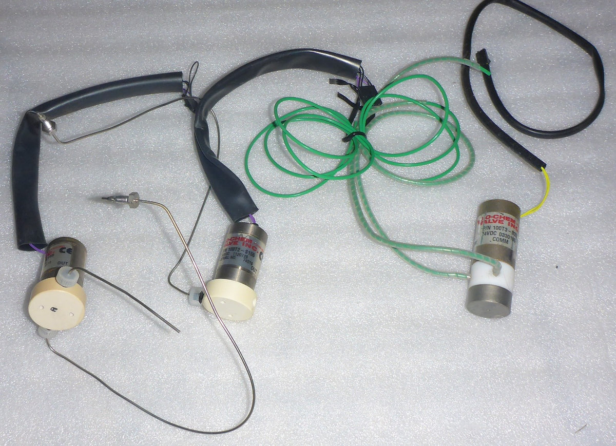 BIO CHEM VALVES 2 X 100T2-S155 AND 1 X 100T3-S33 USED GOOD CONDITION