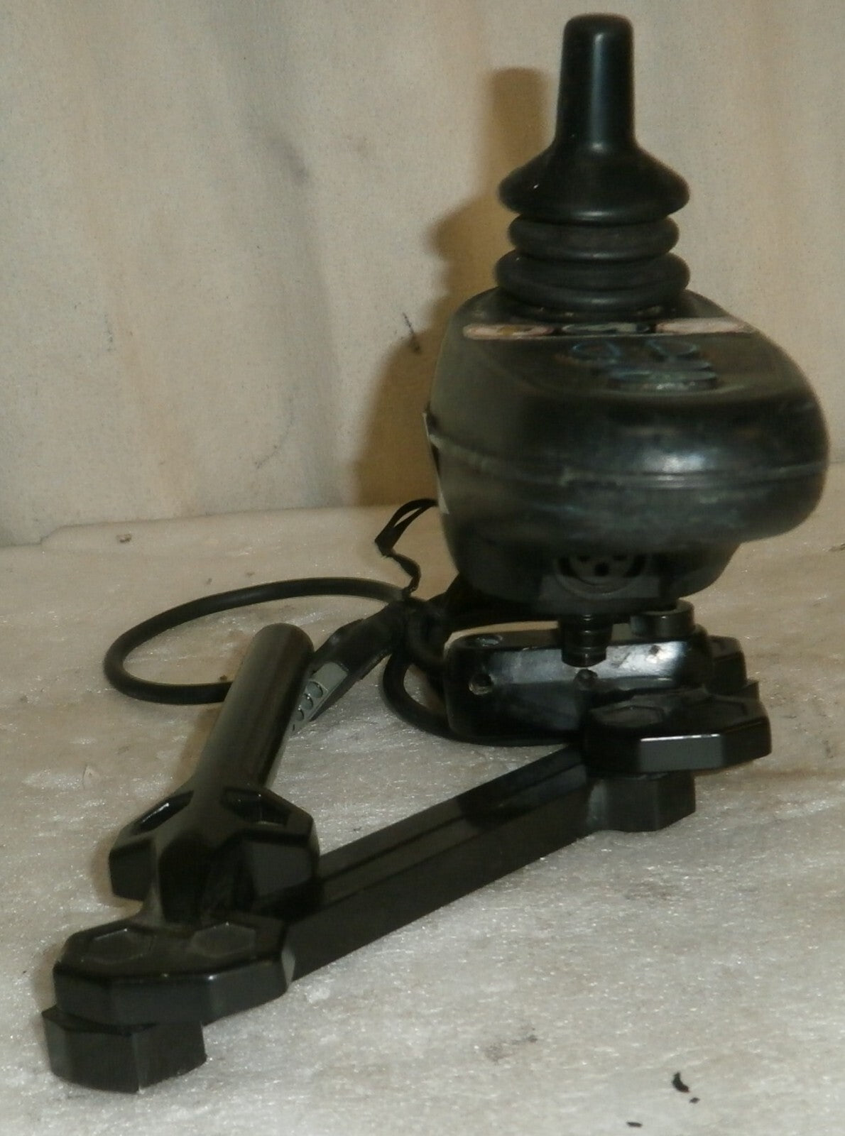 SET OF QUICKIE QUANTUM 600-610 POWER WHEELCHAIR JOYSTICK WITH CABLE AND FRAME