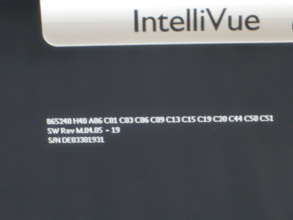 Philips IntelliVue MX800 Monitor 865240 W/ FMS