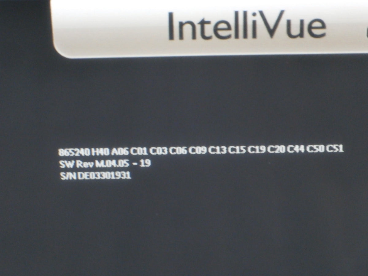 Philips IntelliVue MX800 Monitor 865240 W/ FMS