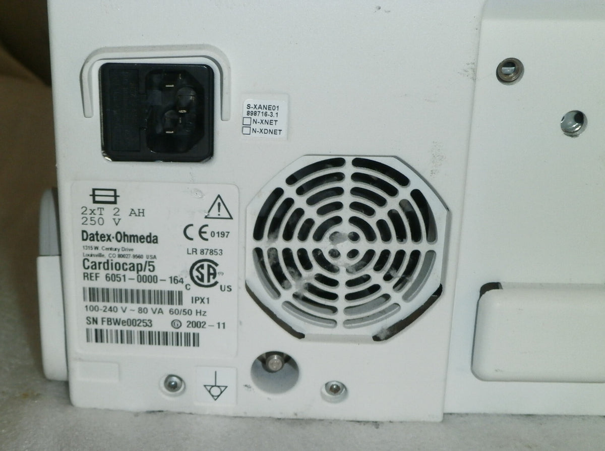 GE Datex-Ohmeda CardioCap 5 Monitor