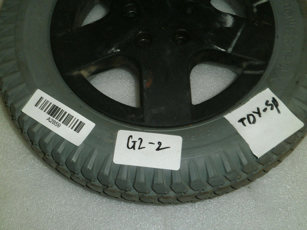 Set of 2 Primo Powertrax J6 Powerchair Wheels 3.00-8/C-2486-5