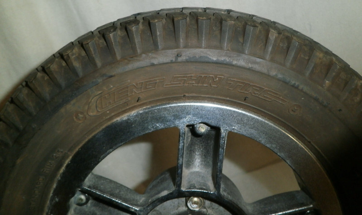 SET OF 2 POWER WHEELCHAIR WHEELS CHENG SHIN TIRE 3.00-8 GOOD AS PICTURES