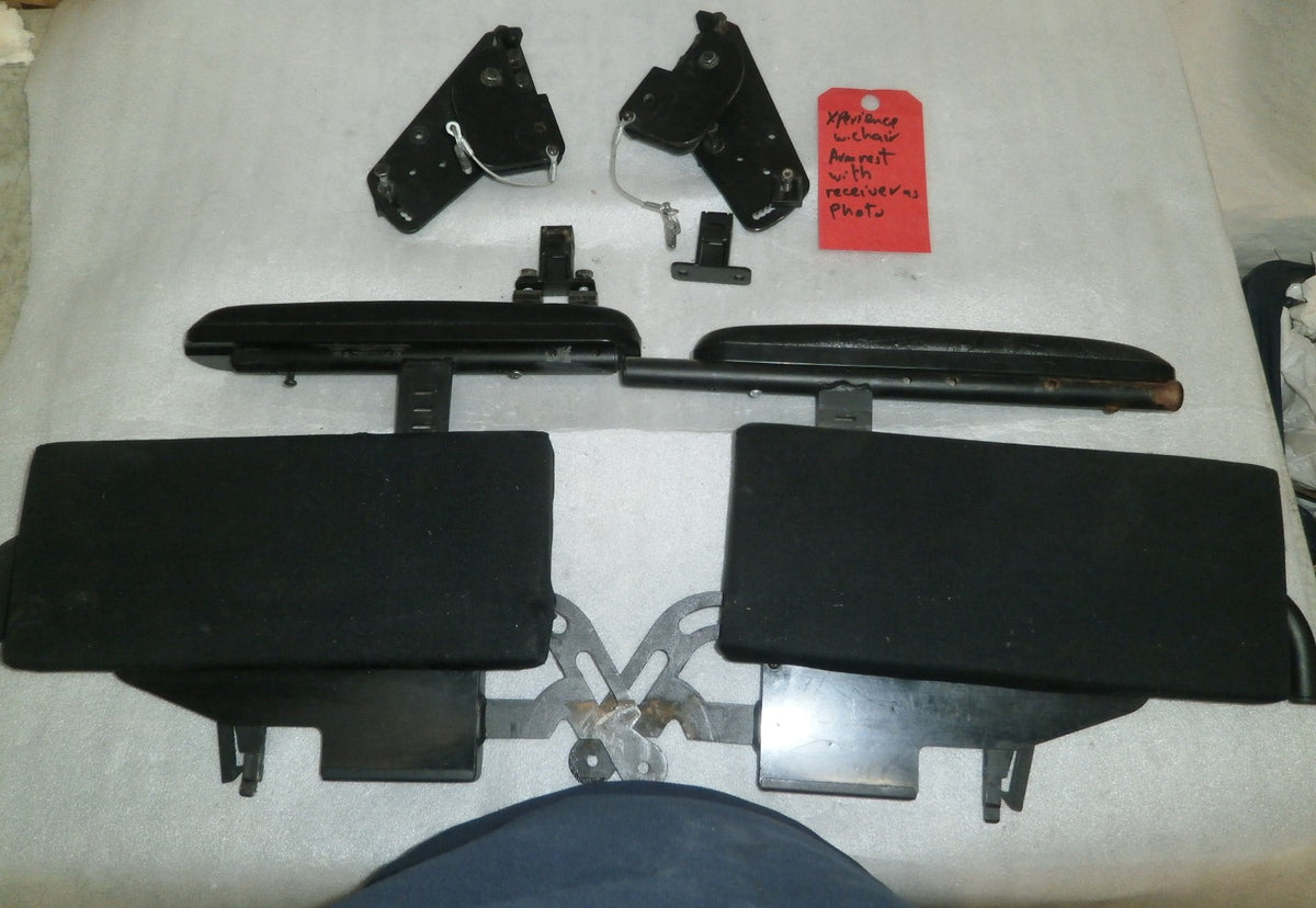 QUICKIE XPERIENCE WHEELCHAIR ARMREST WITH RECEIVER GOOD CONDITION