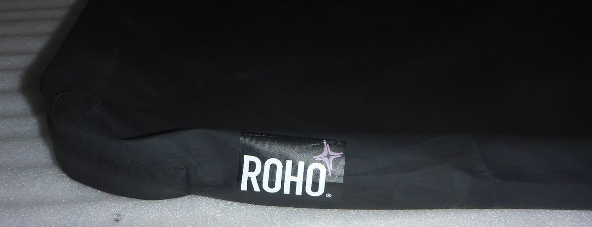ROHO WHEELCHAIR CUSHION COVER ONLY 19.5X18.5X4.25 USED VERY GOOD CONDITION