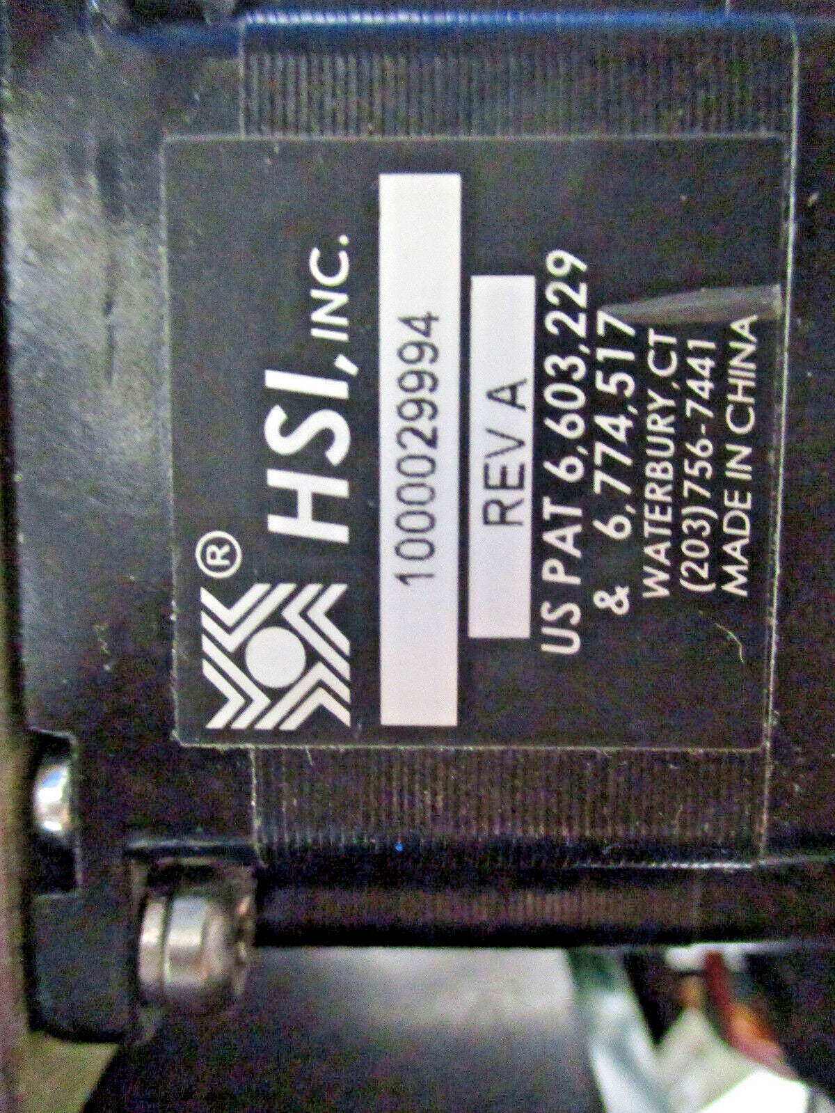 HSI 1000029994, ALIQUOTTER AND LEE LFRX0502300BG FROM SIEMENS DIMENSION VISTA500