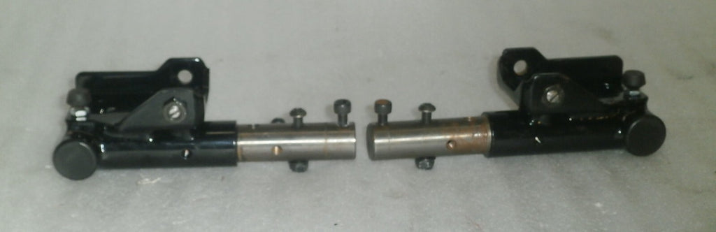 SET OF 2 WHEELCHAIR HINGE BRACKETS VERY GOOD AS PICTURE