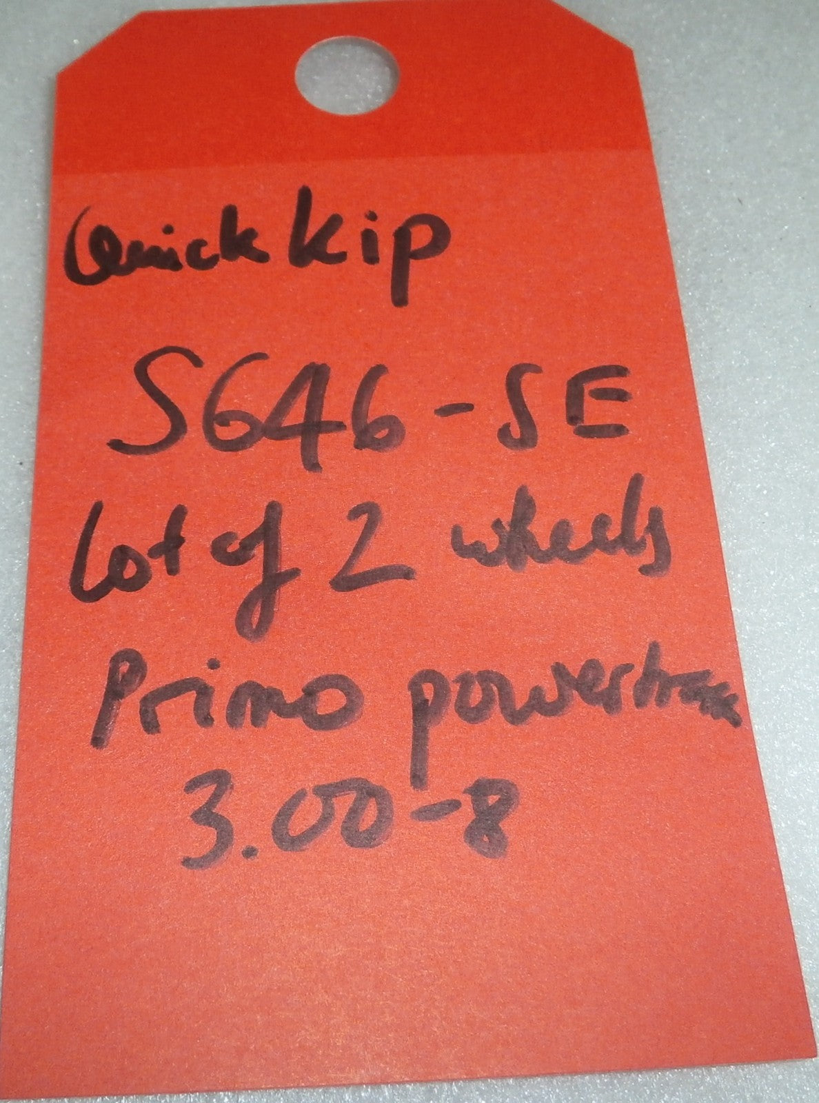 QUICKIE S 646-SE WHEELS POWER TRAX 3.00-8 VERY GOOD CONDITION