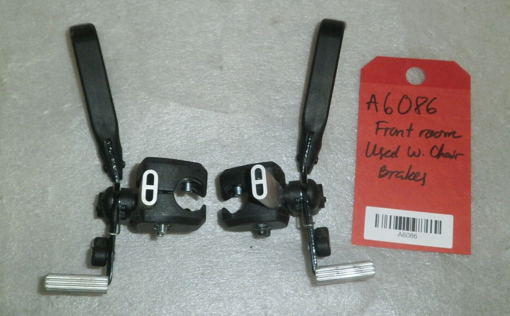 Wheel Locks Wheelchair Long Hand Brake Pull Push Assembly Pair Left Right