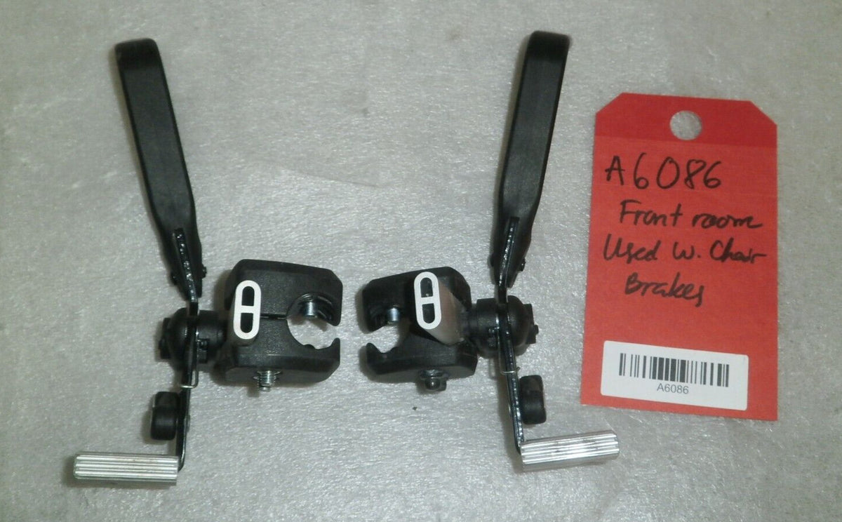Wheel Locks Wheelchair Long Hand Brake Pull Push Assembly Pair Left Right