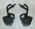 SET OF WHEELCHAIR FOOT REST GOOD CONDITION WITH MOUNT PLATES DIMENSION AS PHOTO