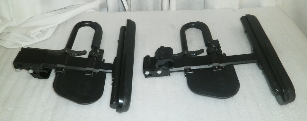 PAIR OF WHEELCHAIR ARM RESTS LEFT AND RIGHT WITH SUPPORT FOR QUICKIE LXi