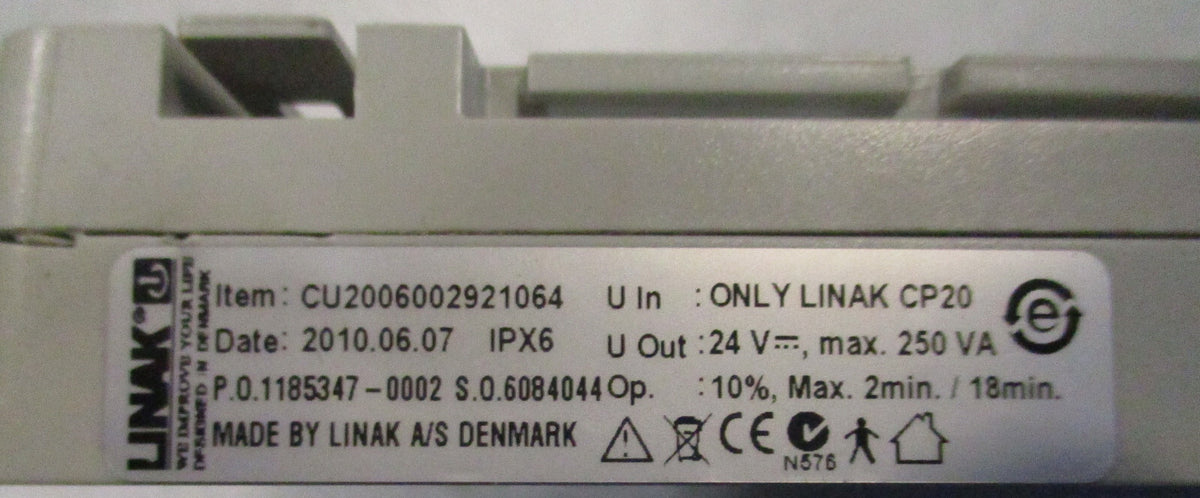 LINAK ACTUATOR CONTROL BOX FROM GETINGE CU2006002921064