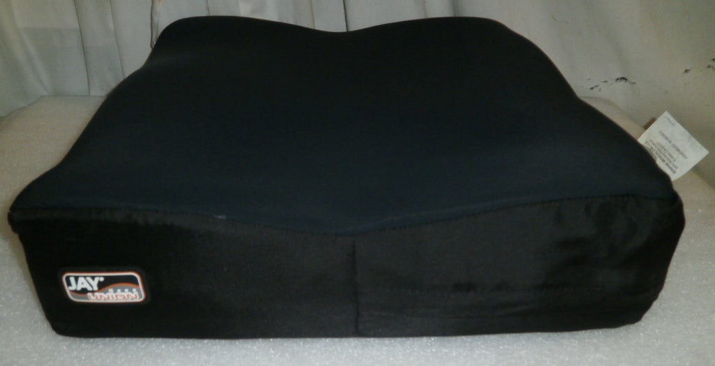 JAY UNION WHEELCHAIR CUSHION 17X19 INCH WITH COVER GOOD CONDITION