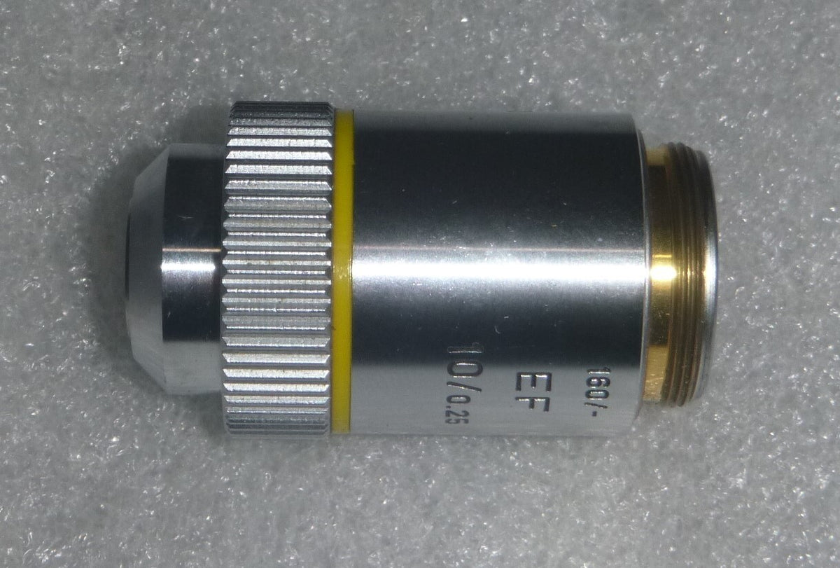 Microscope lens Leitz Wetzlar Germany 519760 160/- EF 10/0.25