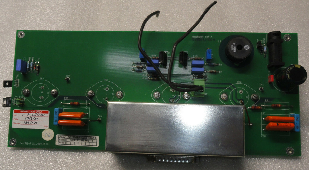 BOARD N920208A 94V-0 AND MSI COIL 90.5 AND 3 FAN PAPST TYPE 8414 24VDC