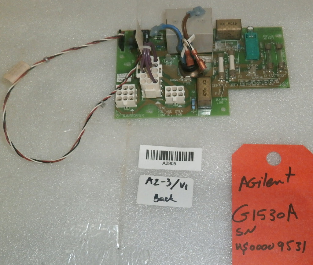 Agilent HP 6890A 6890 GC Power Supply Board G1530-60730 G1530-60050 240V FROM AG