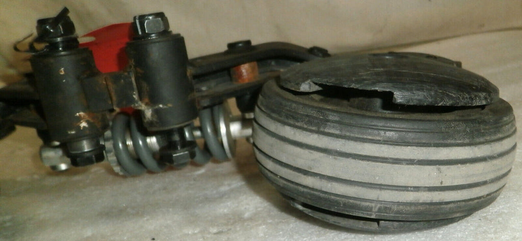 LOT OF TWO REAR CASTERS WHEELS ASSEMBLY W/ SUSPENSION SHOCK from QUANTUM 2.0