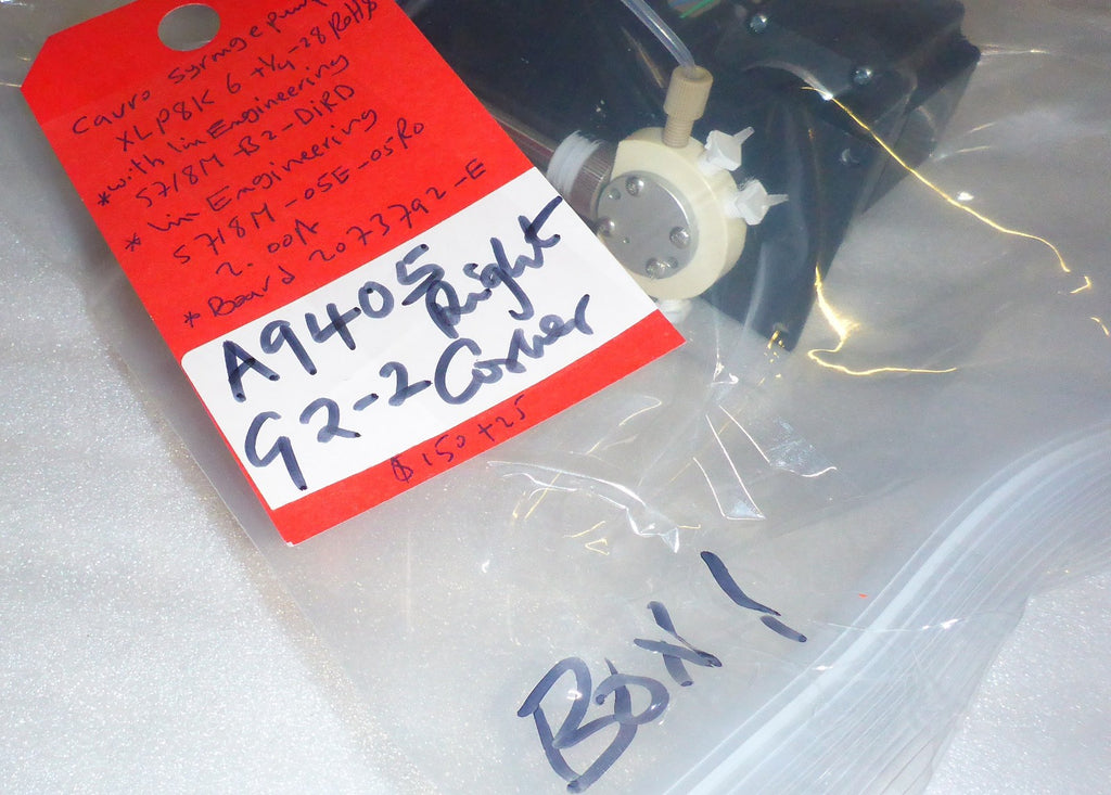 carvo syringe pump 20739263-b with parts as photo used good condition