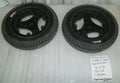 Set of 2 Primo Powertrax Powerchair Wheels 3.00-8 Solid Very Good Condition