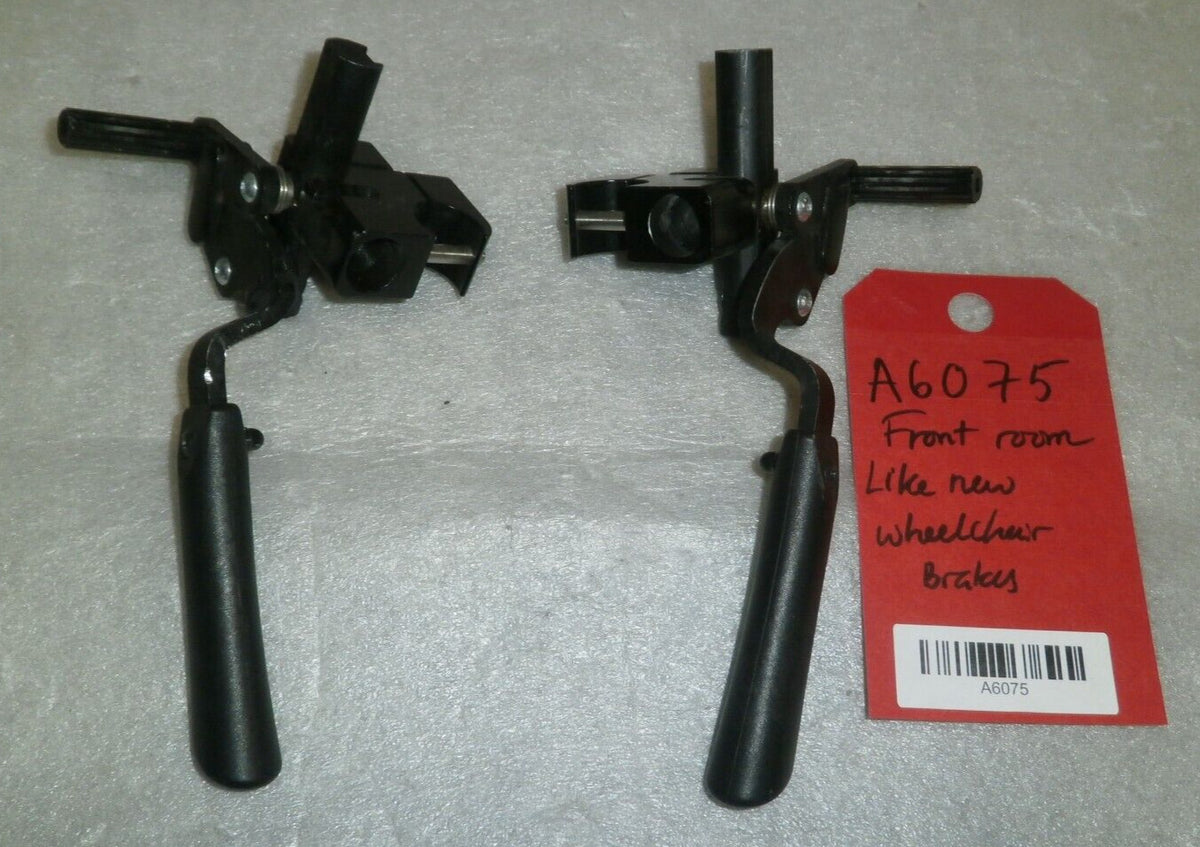Wheel Locks Wheelchair Long Hand Brake Pull Push Assembly Pair Left Right