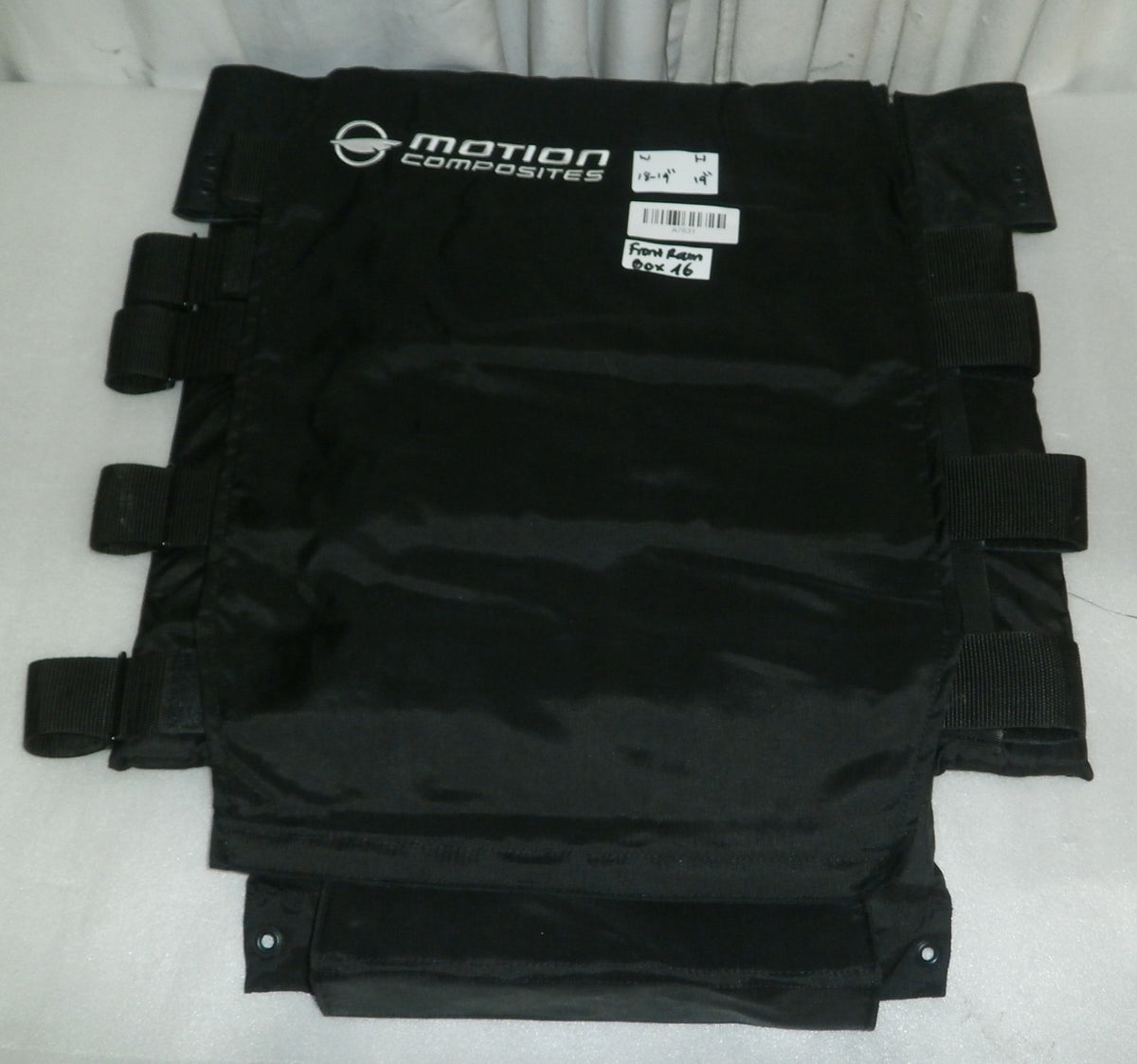 Motion Wheelchair Fabric Adjust Back cover Upholstery Size 18-19" Good Condition