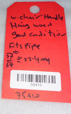 WHEELCHAIR HANDLE HINGE USED GOOD CONDITION FITS PIPE 22.4MM