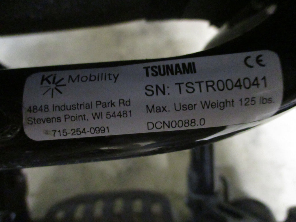 KI MOBILITY TSUNAMI LITTLE WAVE CHILD WHEELCHAIR SEAT WIDTH 12,SEAT HEIGHT 16 AN