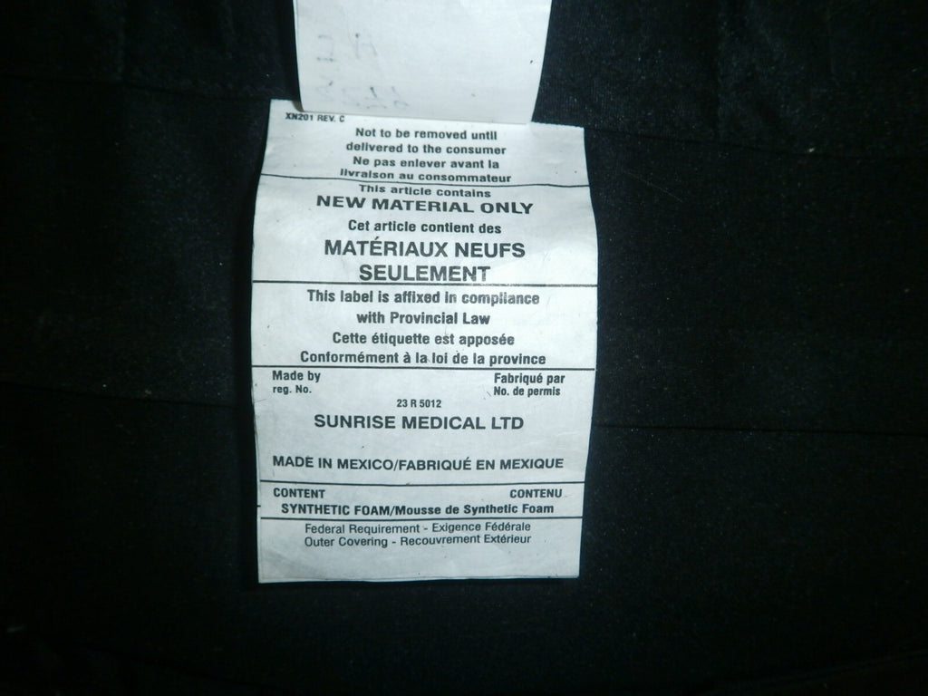 Wheelchair Back Jay Union CA30811 Size 17x21" Back Frame Foldable As Photos