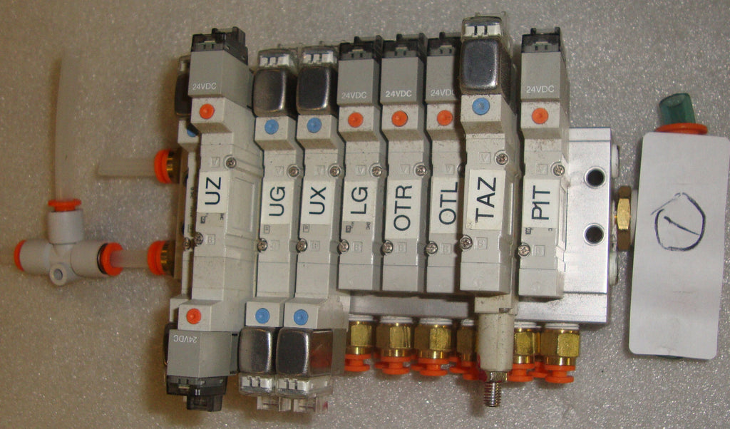 Pneumatic Solenoid Valve 7 OF 24VDC AND 2 OF VDC2 AS PICTURES