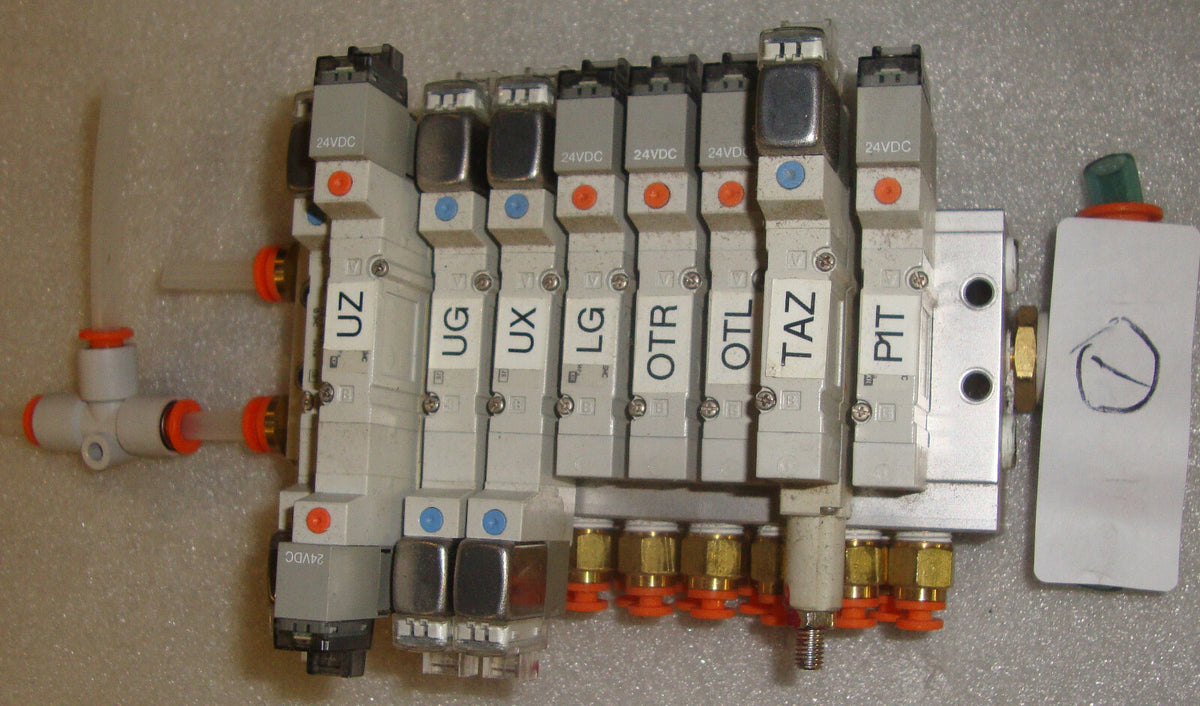 Pneumatic Solenoid Valve 7 OF 24VDC AND 2 OF VDC2 AS PICTURES