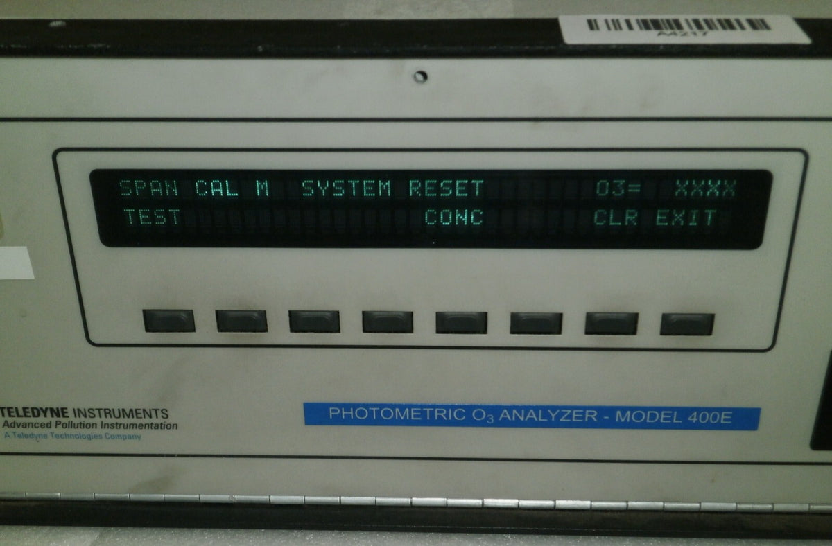 Teledyne Instruments 400E O3 Analyzer Part Number 042000000