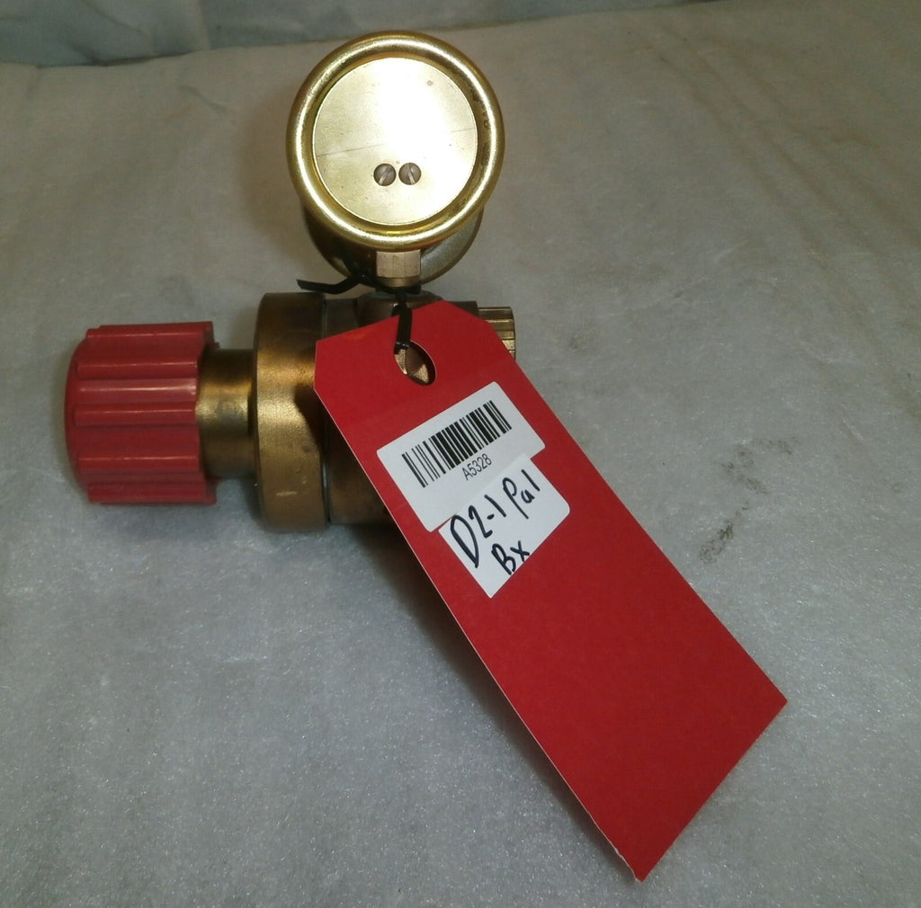 AIR LIQUID PRESSURE REGULATOR with 110-1607 AND PSI GAUGES VERY GOOD CONDITION
