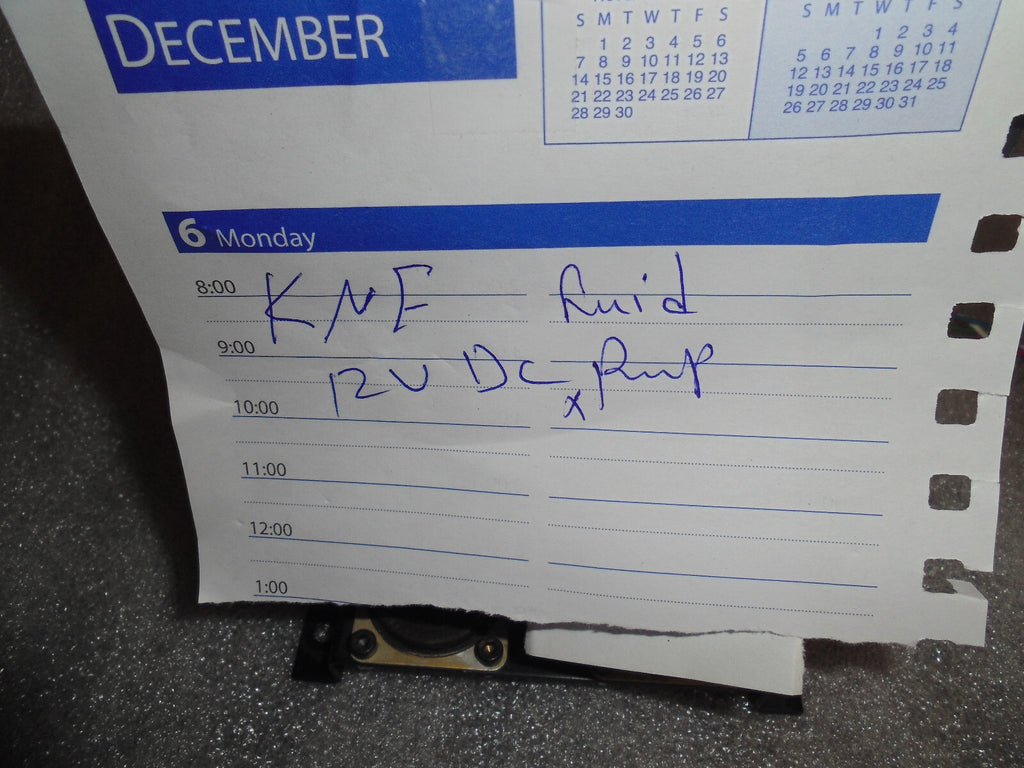 KNF FLUID PUMP 12V DC TYPE MPU 1219-N85.0-9.00