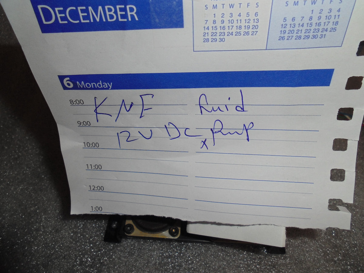 KNF FLUID PUMP 12V DC TYPE MPU 1219-N85.0-9.00