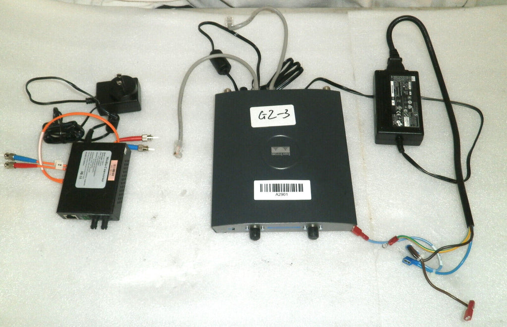 Cisco AIR-AP1242AG-A-K9 + Gigabit Ethernet Fiber Bridge Media Converter