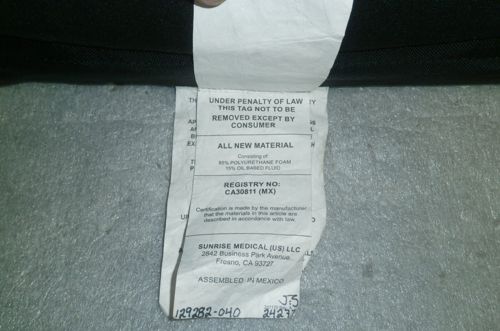 Wheelchair Jay Union Cushion CA30811 Size 19X18" 119751-040 MAX 300 POUNDS