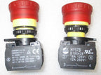 4 X KEDU HY57B Round Button Switch 125V/250V 18A/12A